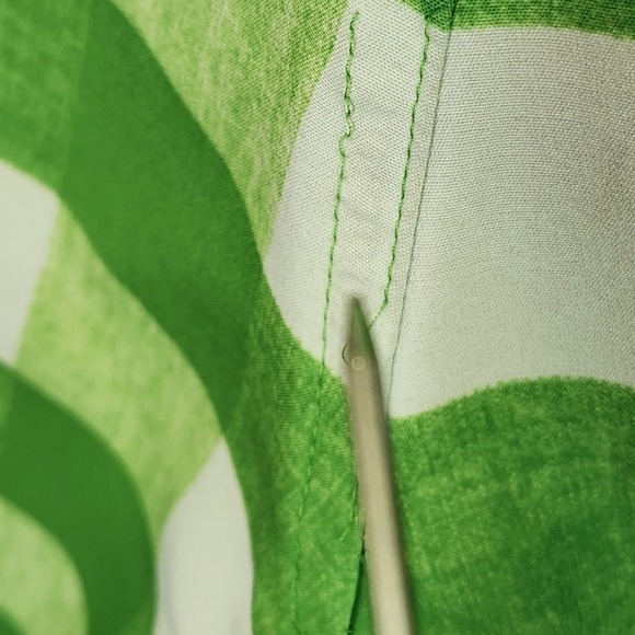 Columbia PFG Shorts Mens Green and White Checkered Performance Fishing sports - Picture 11 of 12